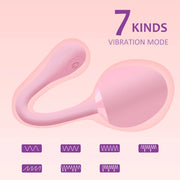 Remote-Controlled Kegel Vibrator with Curved Tip
