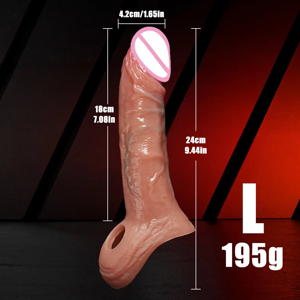 Vibrating attachment or ring on sleeve