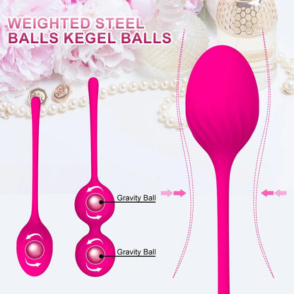 Side profile of kegel trainer showing shape