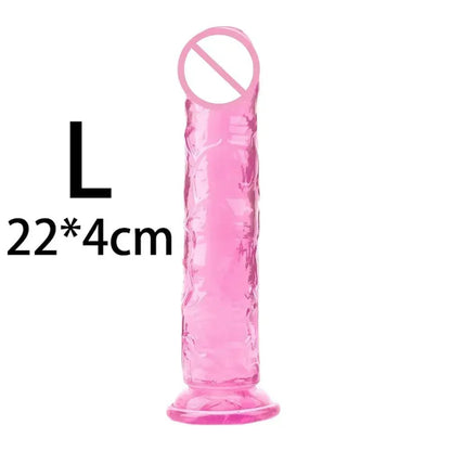 Rear or angled view of 5 colours small transparent suction cup jelly toy for fun
