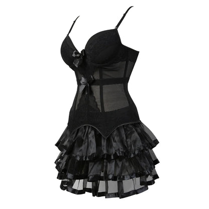 Rear view of lingerie showing back design