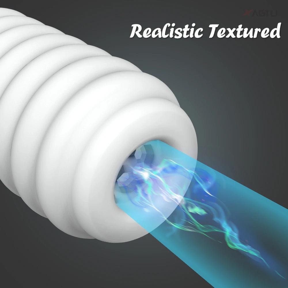 Side profile of male pleasure device