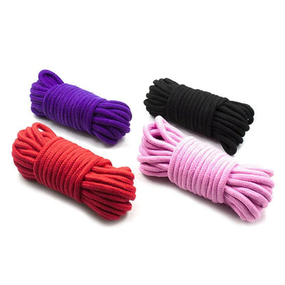 Bdsm Fetish Adult Products Cotton Rope Bondage Cuff Set