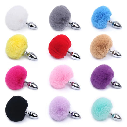 Size reference for rabbit tail metal plug
