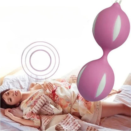 Side profile of kegel trainer showing shape