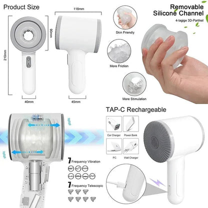 Accessories included with male pleasure device