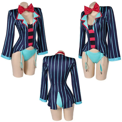 Rear view of lingerie showing back design