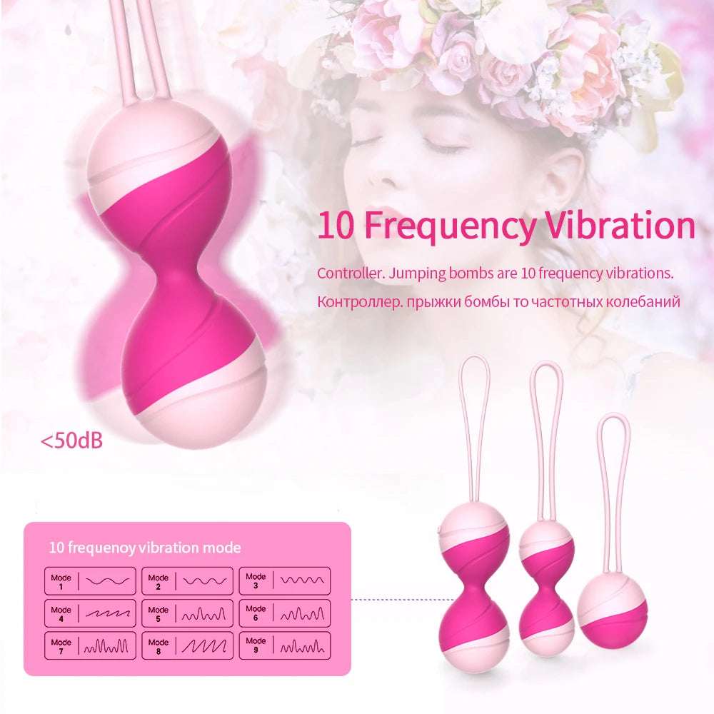 Kegel Balls Vibrator Vibrating Egg adult toys For Woman Remote Control intimatel Tight exercise Ben Wa Geisha Muscle Shrink adult toys