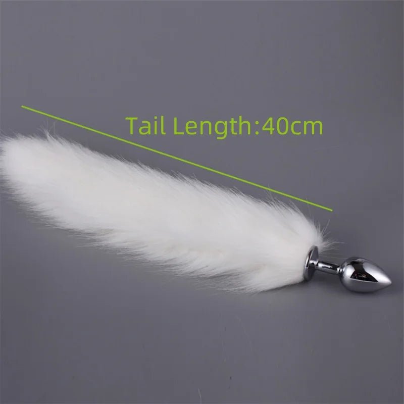 Metal plug base detail with tail attachment