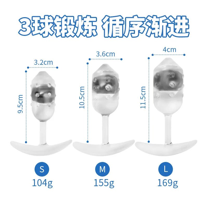 Size comparison of adult plug with scale reference