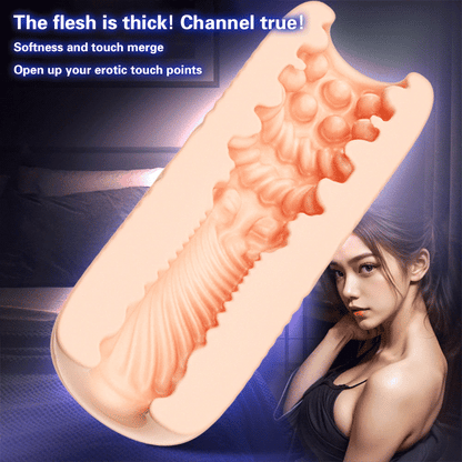 Interior texture detail of male pleasure device