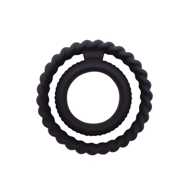 Close-up of silicone or metal ring material