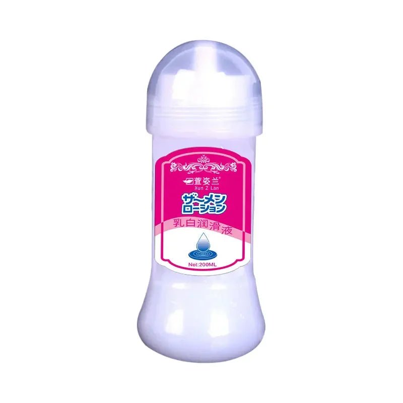 Lubricant bottle with cap detail