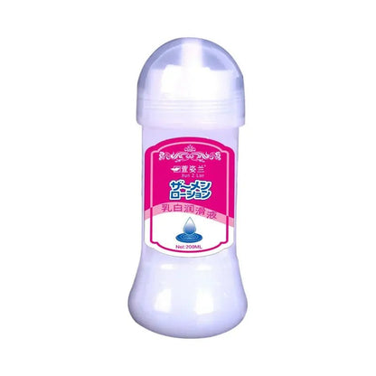 Lubricant bottle with cap detail