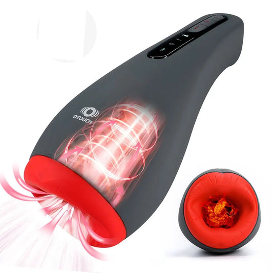 Front view of otouch airturn 2 automatic device with heating feature upgrade on white background