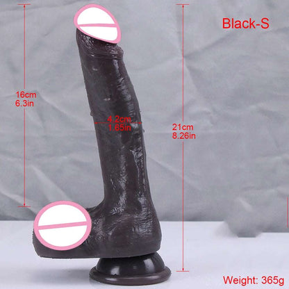 XXL Oversized Realistic Huge Design With Suction C   rear or angled product view