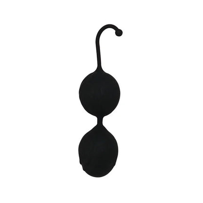 Kegel trainer showing attachment cord or retrieval string