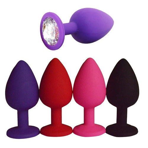 Soft Silicone Butt Plug – Prostate Massager Toy for Men & Couples