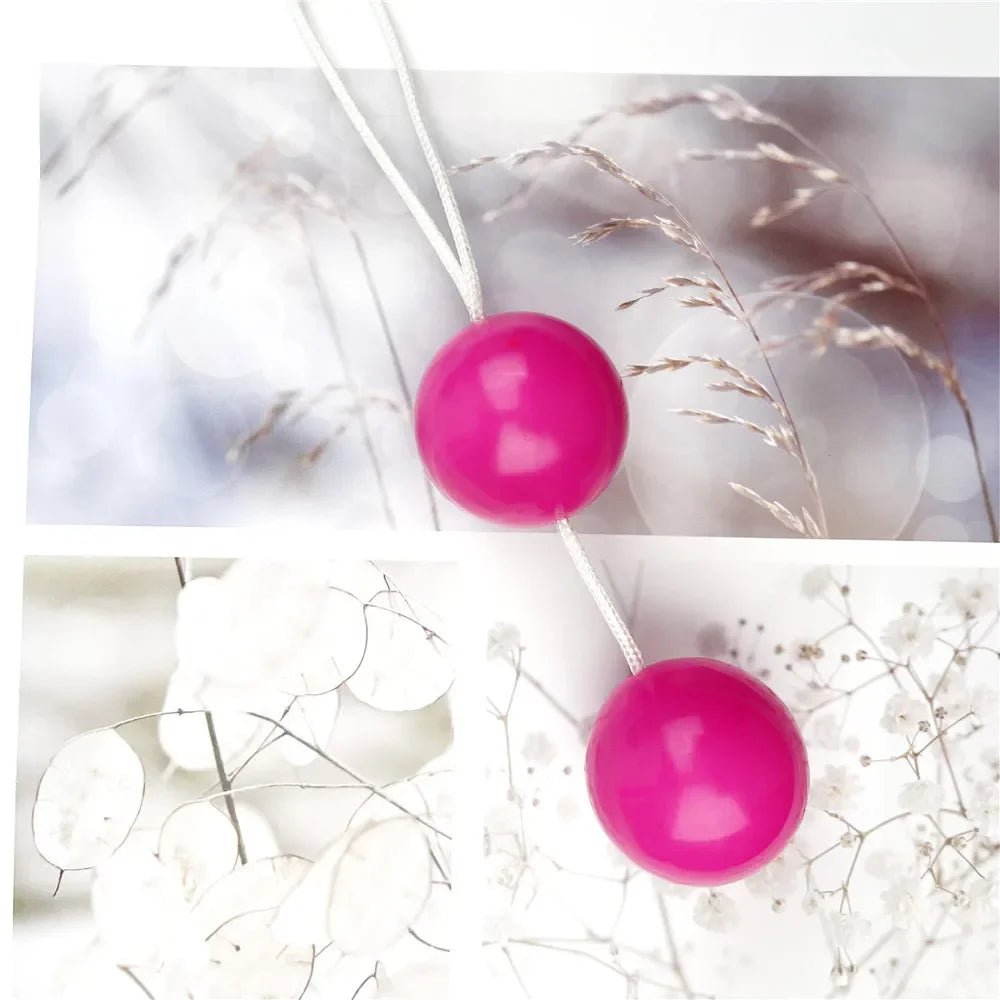 Multiple kegel ball sizes displayed together