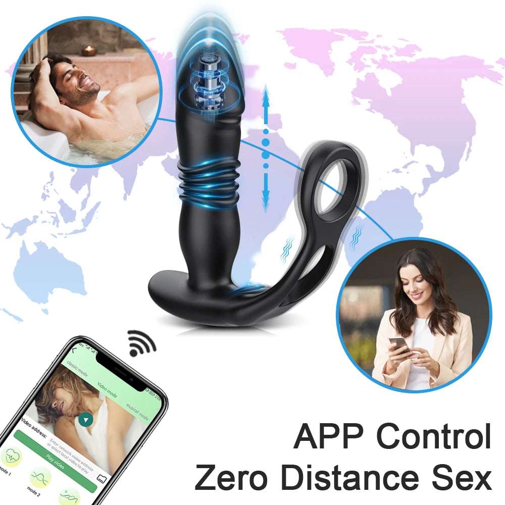 Telescoping motion demonstration on app-controlled plug