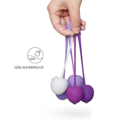 Side profile of kegel trainer showing shape