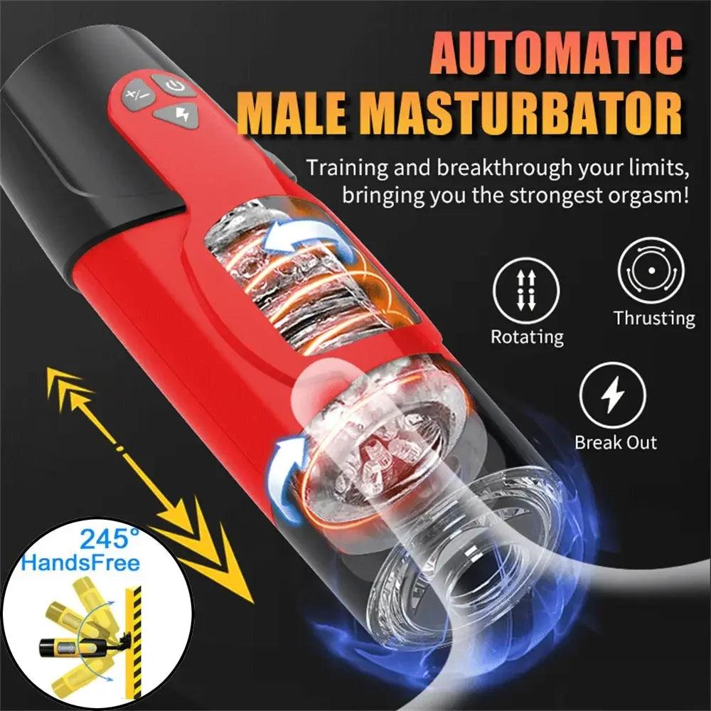 Side profile of male pleasure device
