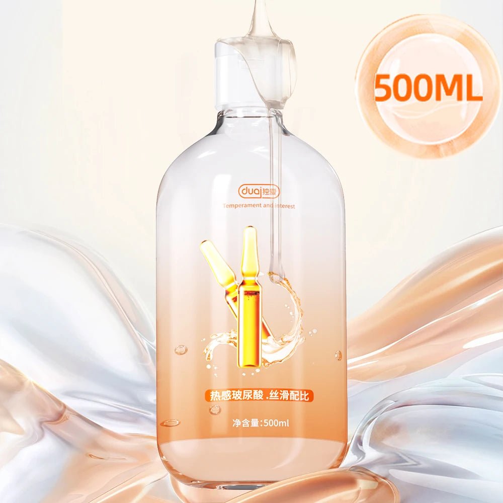 Bottle or tube of intimate lubricant   front label view