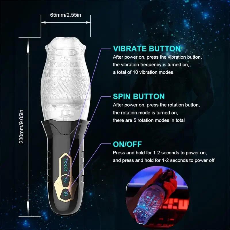 Interior texture detail of male pleasure device