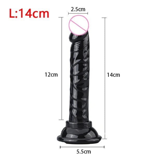 Side profile of adult toy showing full length
