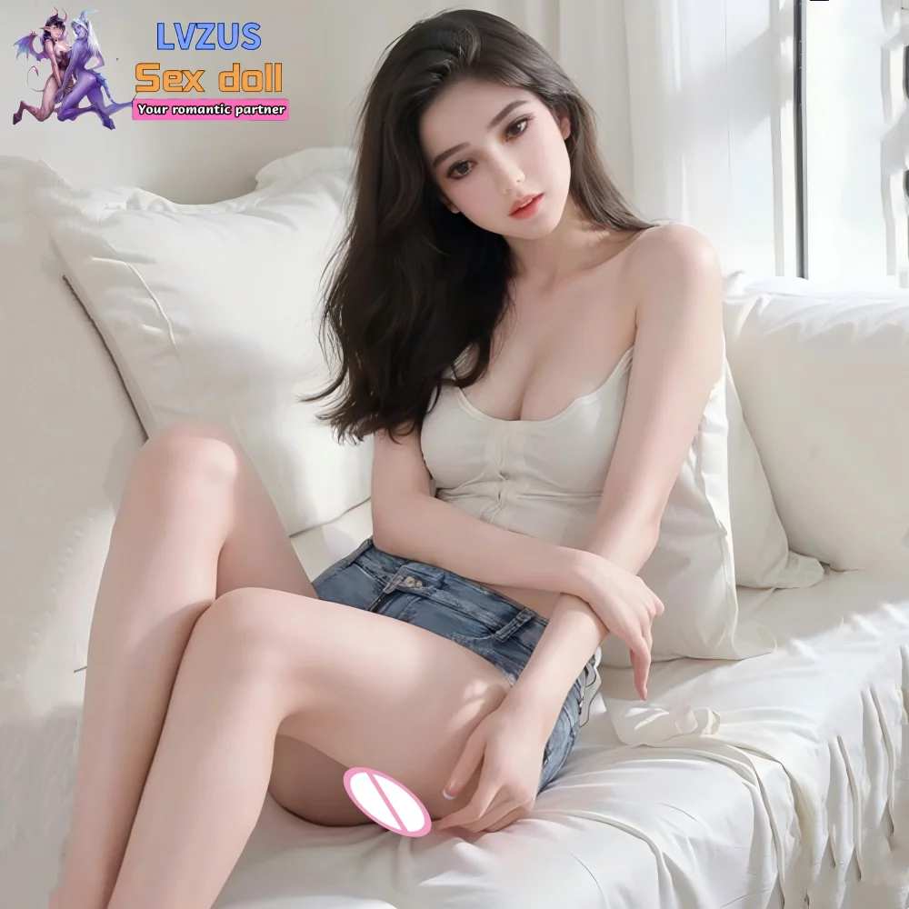 Full Size Silicone Companion with Realistic Breast   front product view on white background