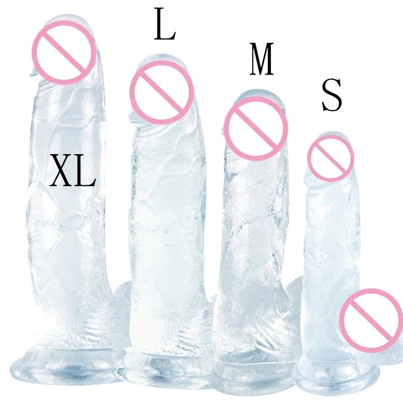 Realistic adult toy   product view on white background
