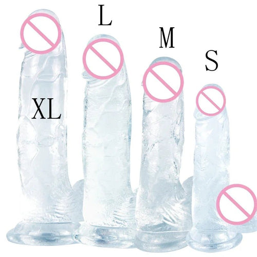 Realistic adult toy   product view on white background
