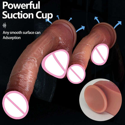 Super Long Skin Dildo intimate Medical Silicone Realistic SexToy For Women pleasureor Makeup Dildo Strapon Suction Cup Dick Adults