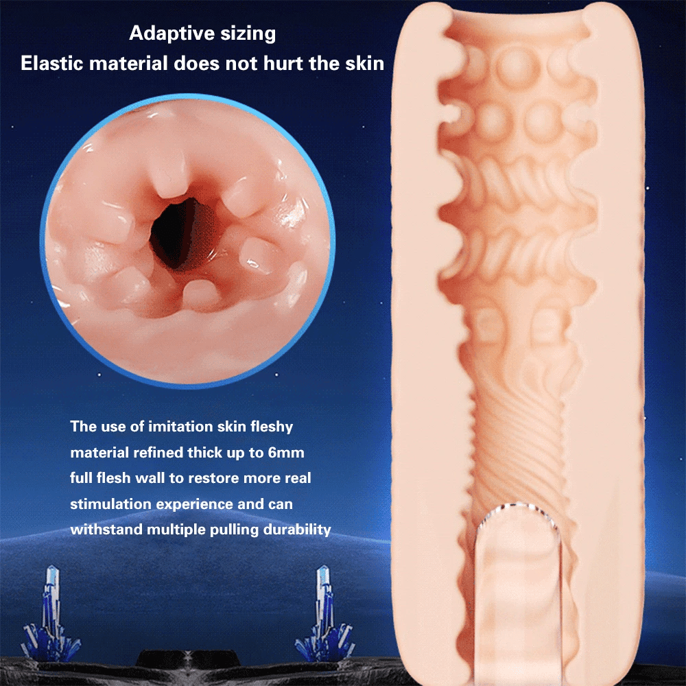 Side profile of male pleasure device