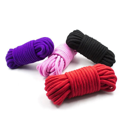 Bdsm Fetish Adult Products Cotton Rope Bondage Cuff Set