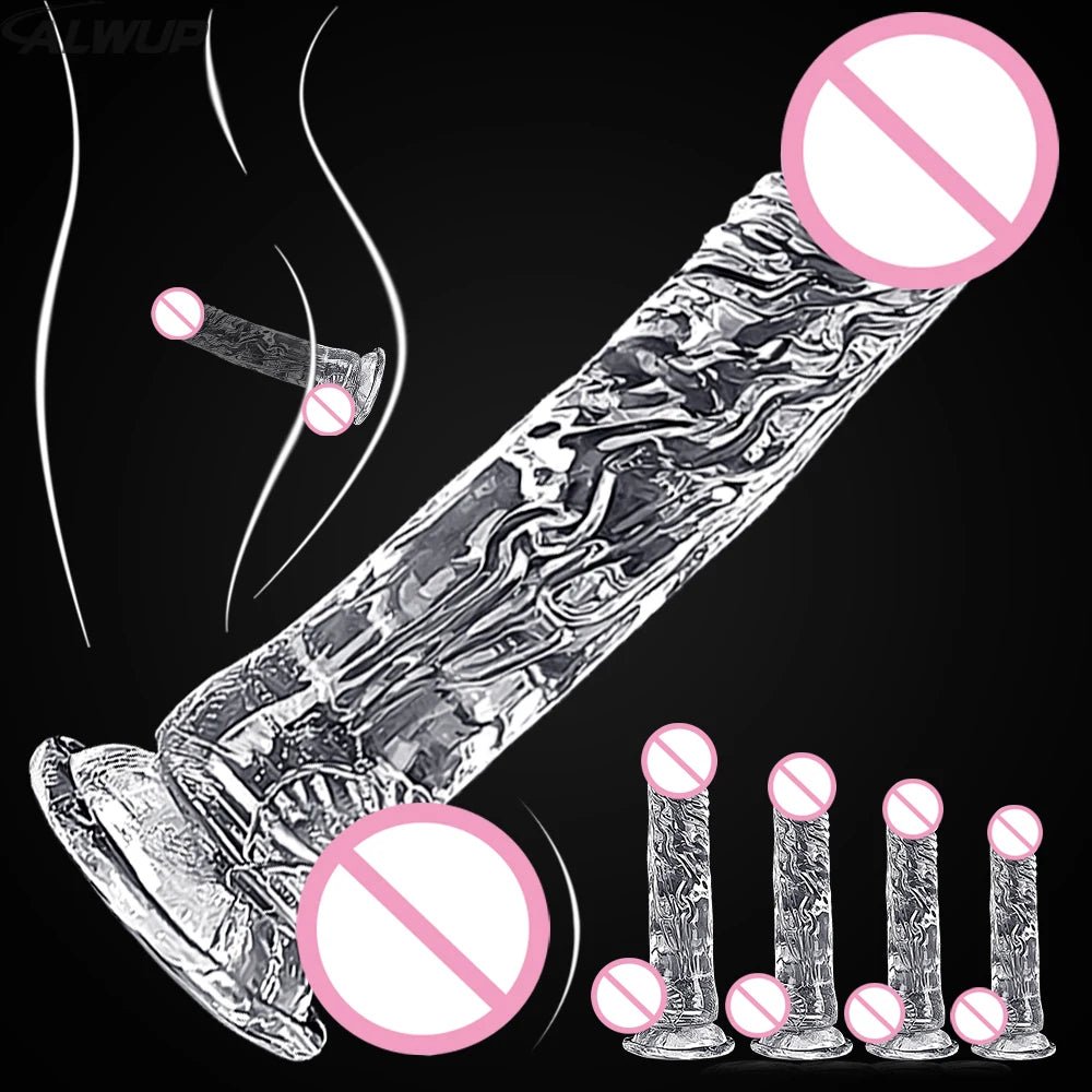 Realistic adult toy   product view on white background