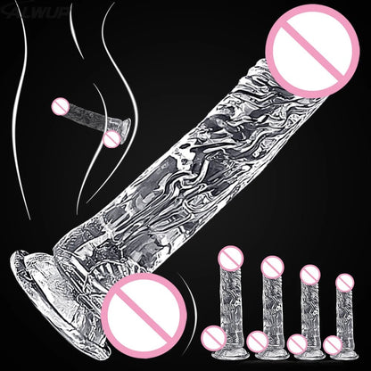 Realistic adult toy   product view on white background
