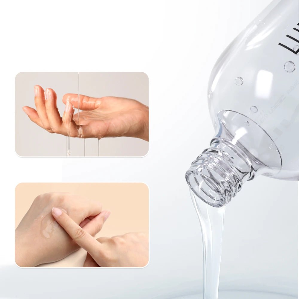Pump or dispenser detail on lubricant bottle