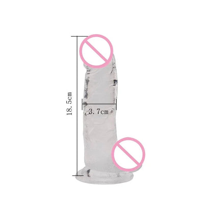 Realistic adult toy   product view on white background