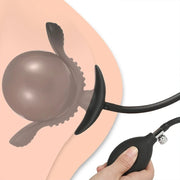 Inflatable Anal Plug with Air Pump – close-up detail 2