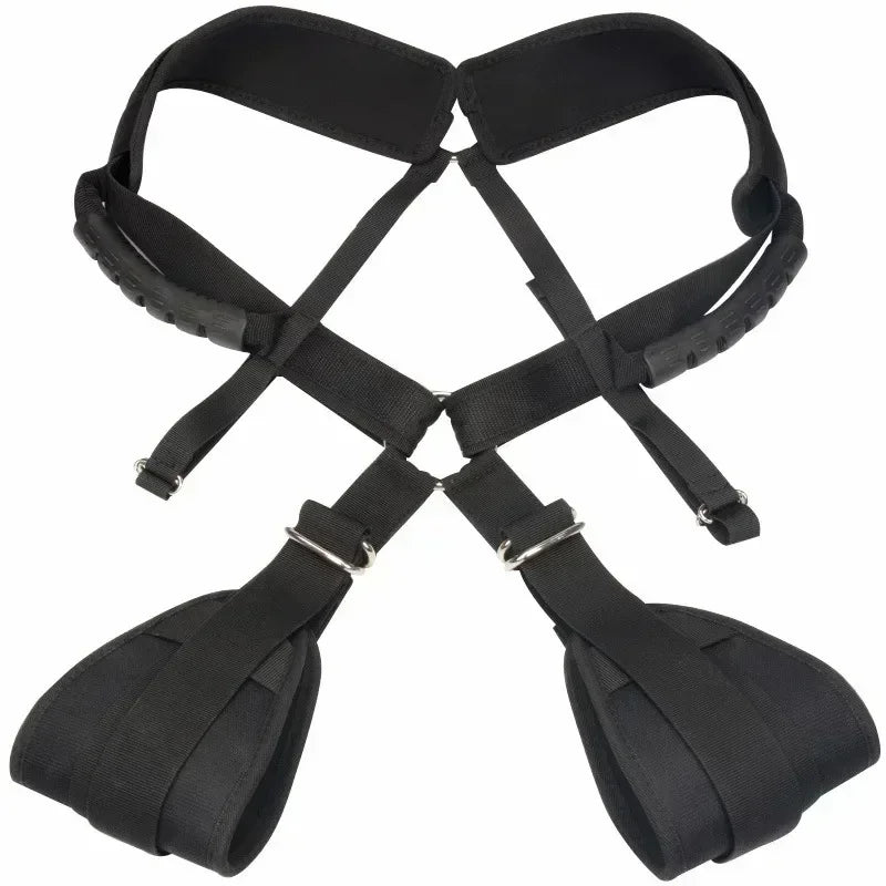 Adjustable Bondage Restraint System Nylon Belt Set For Couples