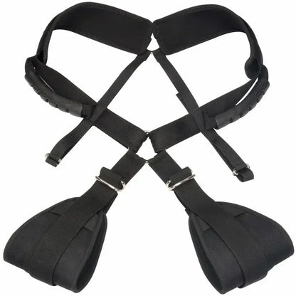 Adjustable Bondage Restraint System Nylon Belt Set For Couples
