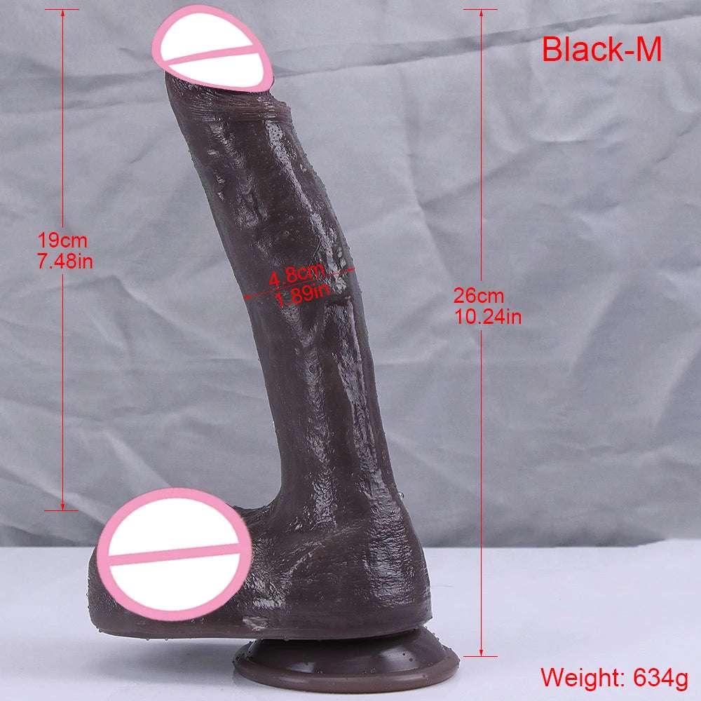 XXL Oversized Realistic Huge Design With Suction C   close-up of material texture