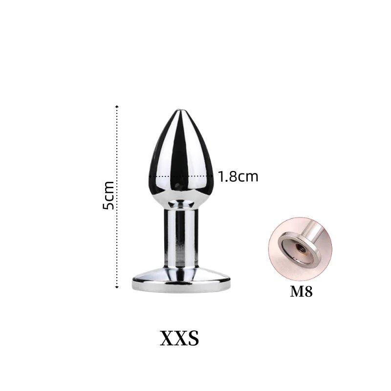Side profile of plug showing tapered shape