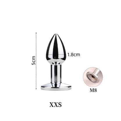 Side profile of plug showing tapered shape