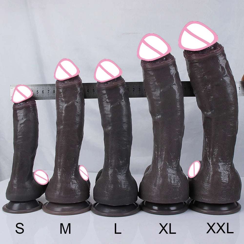 XXL Oversized Realistic Huge Design With Suction C   size and scale reference