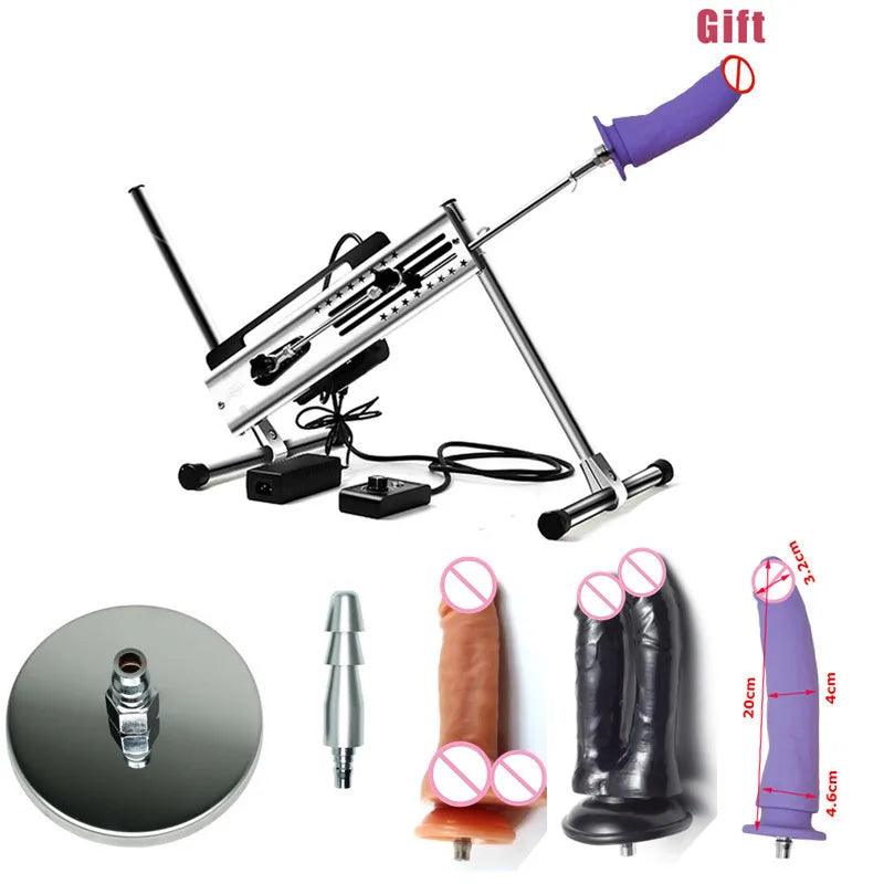 Size and footprint of pleasure machine