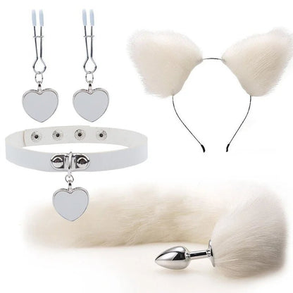 Cat ears in matching colour variants