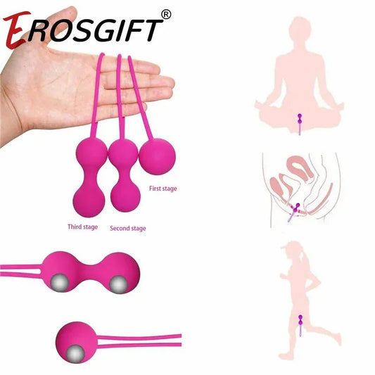 Kegel exercise device   front product view