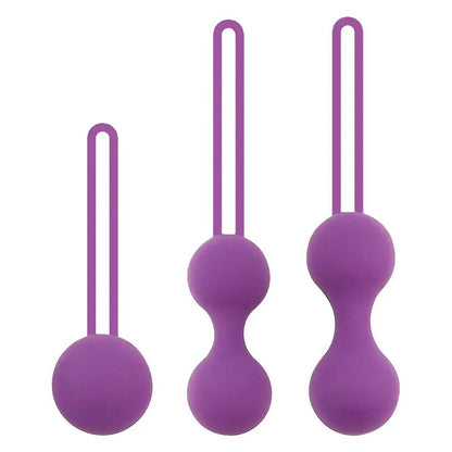 Close-up of silicone material on kegel device